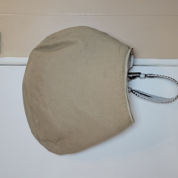 Cole Haan Off White Pebbled Leather Hobo Purse - Picture 11 of 11